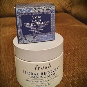 Mini Fresh Lotus Youth Preserve Dream Cream & Fresh Floral Revitalizing Mask